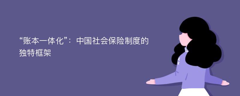“账本一体化”：中国社会保险制度的独特框架